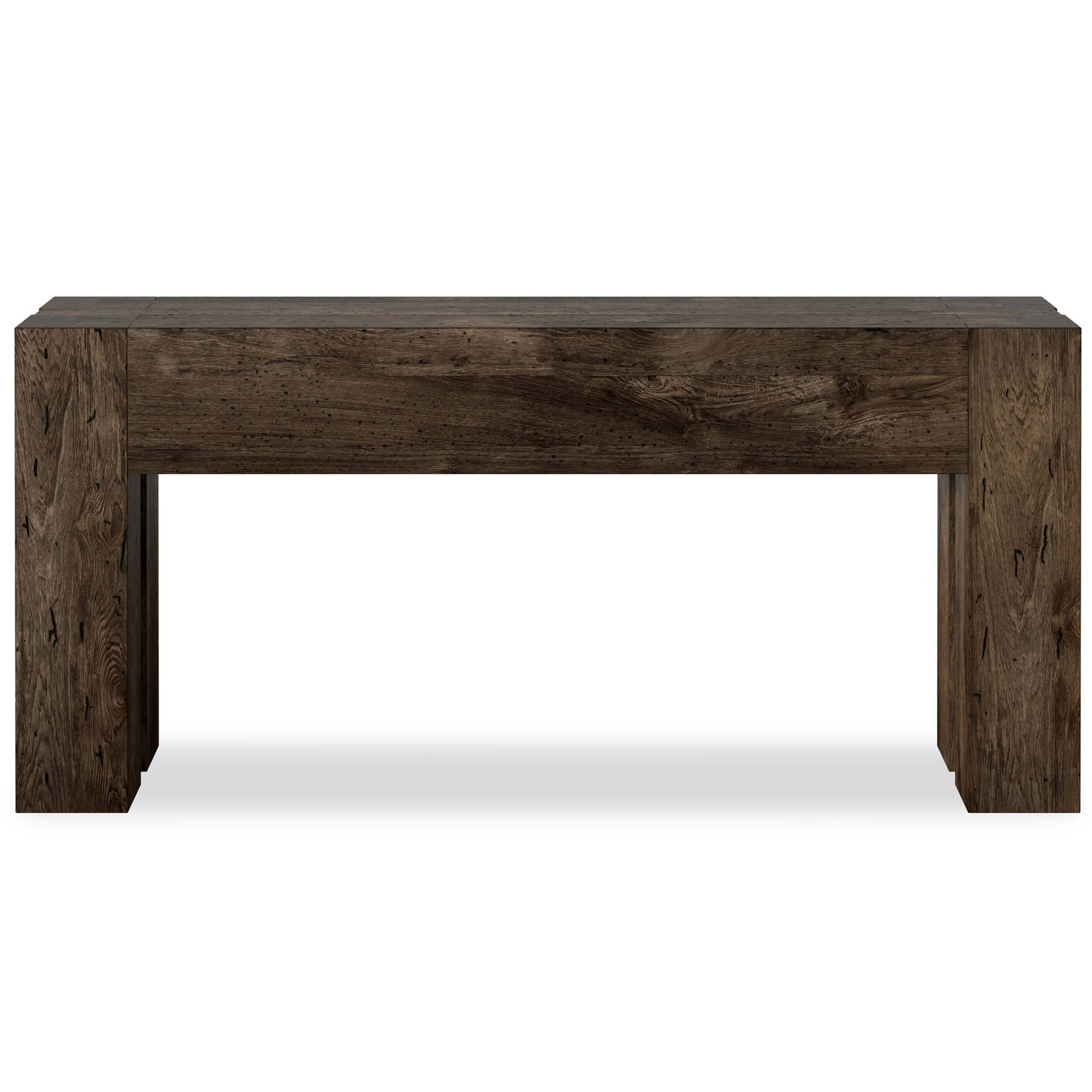 Abaso Console Table, Rustic Ebony by Four Hands - Image 2